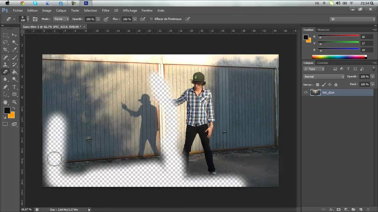 Tuto Effet d'ombres sur une photo YouTube