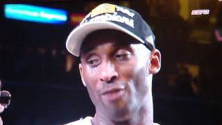 NBA 2010 Championship Trophy to Lakers And MVP to Kobe