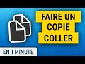 Comment faire un copier coller