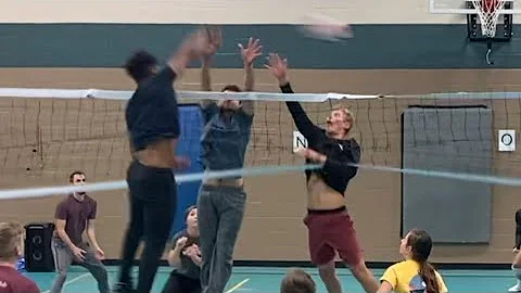 Wally Peight vs Jeremy Zook | Chazak Coed volleyba...