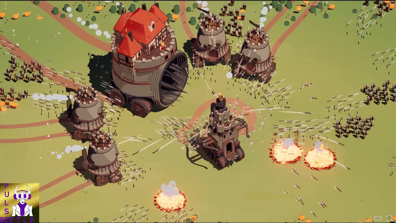 Consume, grow bigger, upgrade your modules, survive, and build your castle / Wanderburg