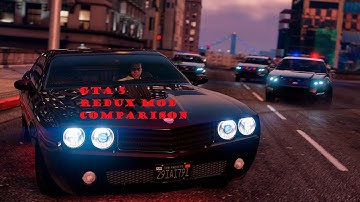 Grand Theft Auto V Redux Shaders Comparison 1080p GTX 1070