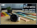 BLUE Apple Watch SERIES 6 w/ ALL NEW WATCHBANDS (Spring 2021) - sport/solo loops & sport bands