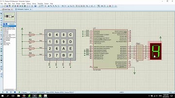 Chương trình điều khiển hiển thị trên LED 7 đoạn bằng ma trận phím trên Proteus