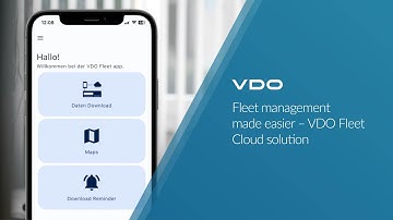Fleet management made easier – VDO Fleet Cloud solution