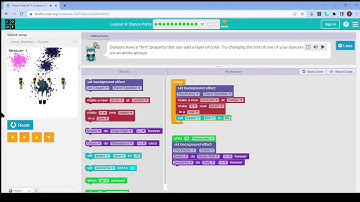 L9-12 |Code.org | Express-2021 | Lesson 9:Dance party| level 12