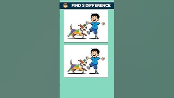 Can You Spot the 3 Differences? 🔍 Only 1% Can!