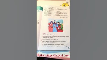 Tiếng Việt Lớp 2 - Bài 23: Bóp Nát Quả Cam #tiengvietlop2 #tiếngviệt #tieuhoc #bopnatquacam #lichsu