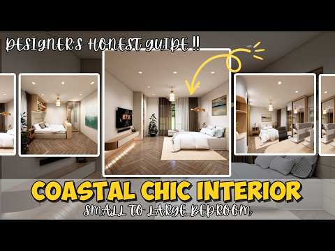Small to Large Bedroom – 3 Coastal Chic Layouts That Actually Work