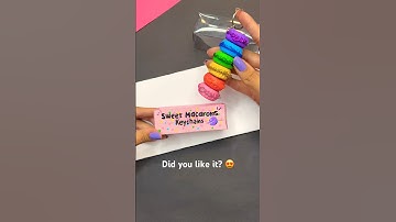 DIY Keychain Gift Idea 😍💖 #shorts #diy #craft #tutorial #creative #crafts #artist #gift #art