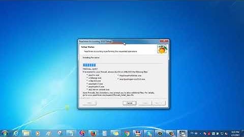 How to install Peachtree 2010 Full   Smart Techno SR
