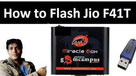 How to Flash Jio  F41T !! SPD CPU BY/Miracle Box