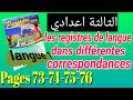 Utiliser Convenablement Les Registres De Langue Dans Différentes Correspondances Pages 73 74 75 76 Utiliser Convenablement Les Registres De Langue Dans Différentes Correspondances Pages 73 74 75 76