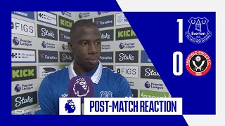 EVERTON 1-0 SHEFFIELD UNITED: ABDOULAYE DOUCOURE'S REACTION