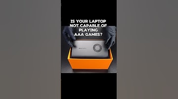 Can’t Run AAA games on your laptop?#onexgpu #onexplayer #laptop #gaming #external #amd #aaagames