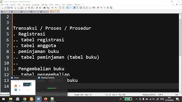 Tutorial Desain Database - Perpustakaan