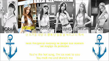 T-ARA "So Crazy" Lyrics (Color Coded+Hangul+Rom+Eng)