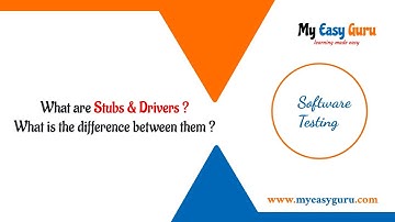 Differences between stub & Driver | Software Testing Interview Questions for Freshers