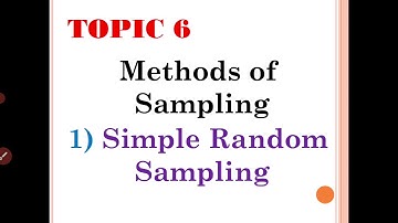 BCOM SEM 6 BBA 4 BUSINESS MATHEMATICS AND STATISTICS 2 UNIT 3 SAMPLING LECTURE 2 PROF RAJDIP NAKUM