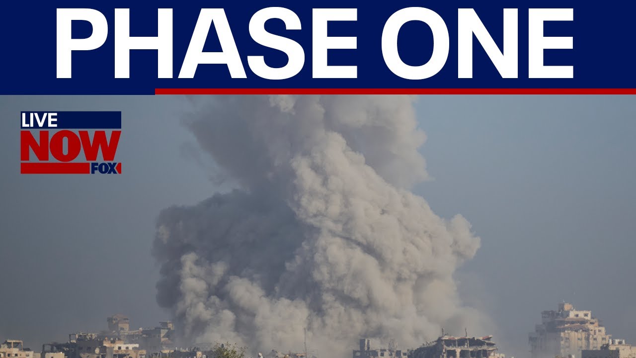 Smoke plumes in Gaza as Israel-Hamas peace deal begins