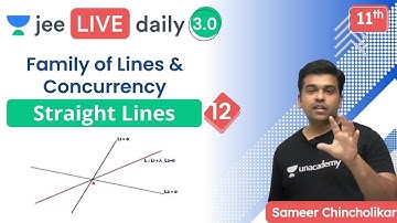 JEE: Straight Lines L12 | Family of Lines and Concurrency | Unacademy JEE | Sameer Chincholikar