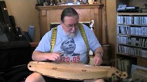 "Cheryl des Montagnes" on a Sycamore Galax Dulcimer by Ben Seymour