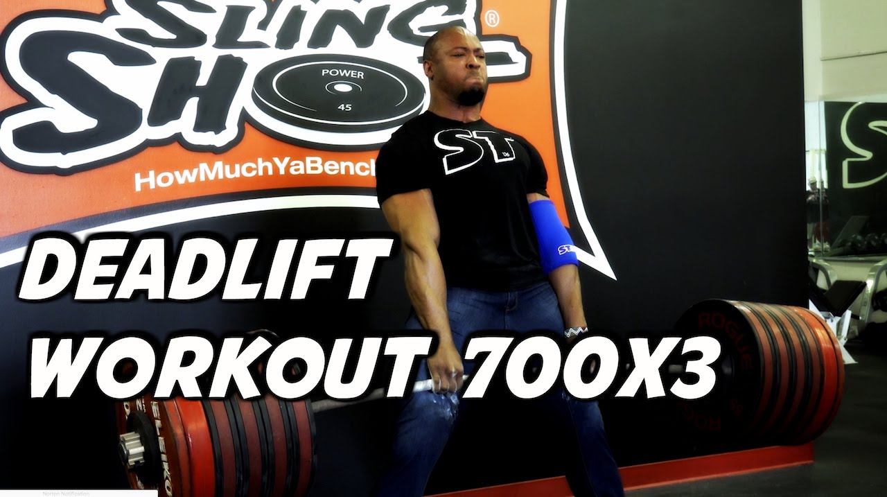 powerlifting squat stand Deadlift Workout 700x3 - Mark Bell, Fat Dan, and The Natty Professor