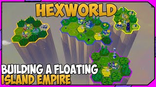Building a Fantasy Flying Island City | HEXWORLD