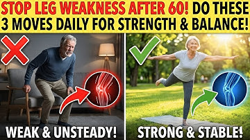 Over 60? Stop Leg Weakness FAST With These 3 Daily Strength Moves You Can Do at Home!