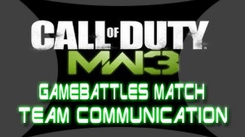 ★ GameBattles - Call of Duty: MW3 - Live Team Communication (Village)