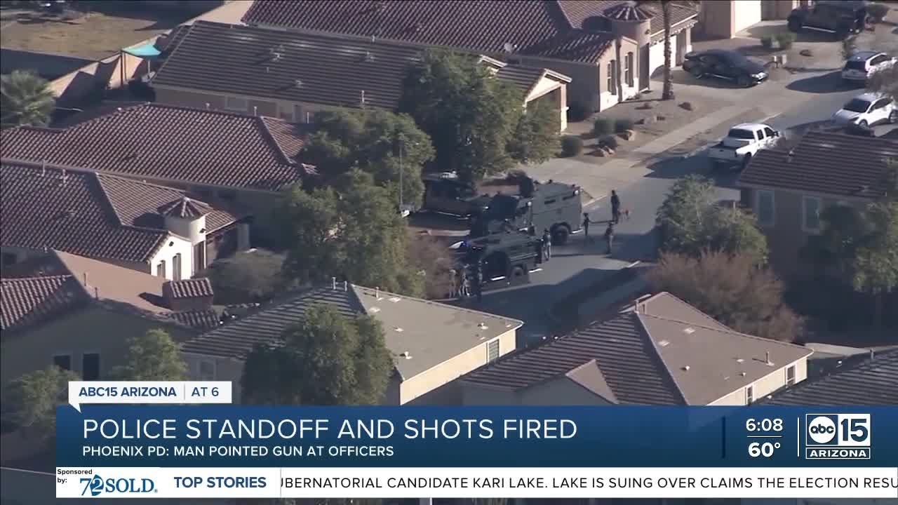 Phoenix PD shooting after man points gun at officers YouTube