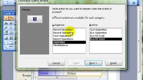 AM 5411 Add a Command button to a form Microsoft Access 2003