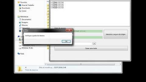 Cópia de arquivo para vários destinos - Delphi