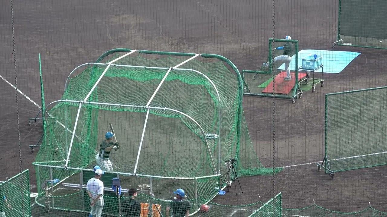 日本ハムファイターズ・春季キャンプ　フリーバッティング　【66】万波 中正　2026.2.21　エナジックスタジアム名護（沖縄県名護市）