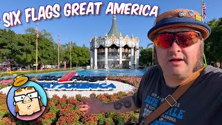 Six Flags Great America - Conquering My Childhood Fears Riding Roller Coasters - Gurnee, IL
