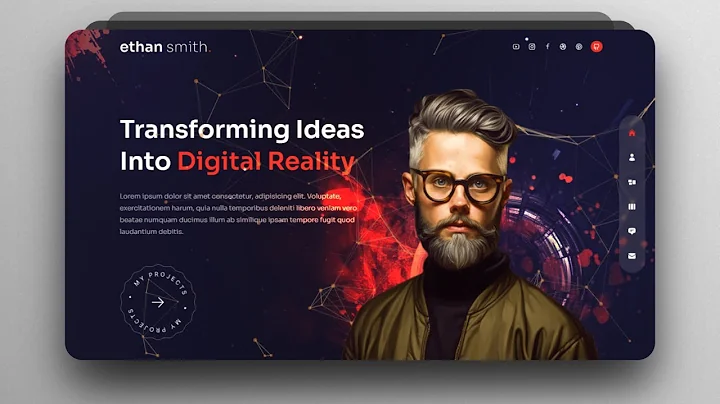 Modern Portfolio – Next.js, Framer Motion & Tailwind CSS Developer Template