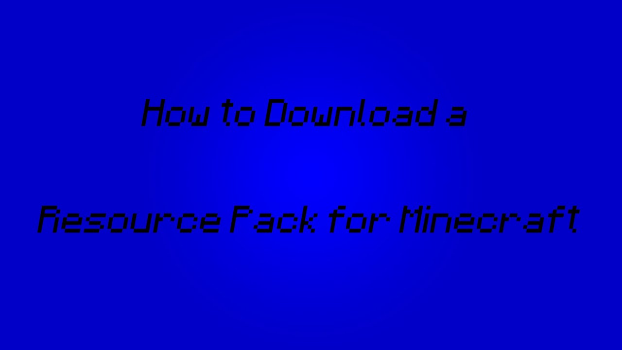 how to download resource packs for minecraft java