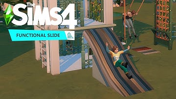 FUNCTIONAL SLIDE │ Climbing Frame │ Sims 4 No CC │Tutorial