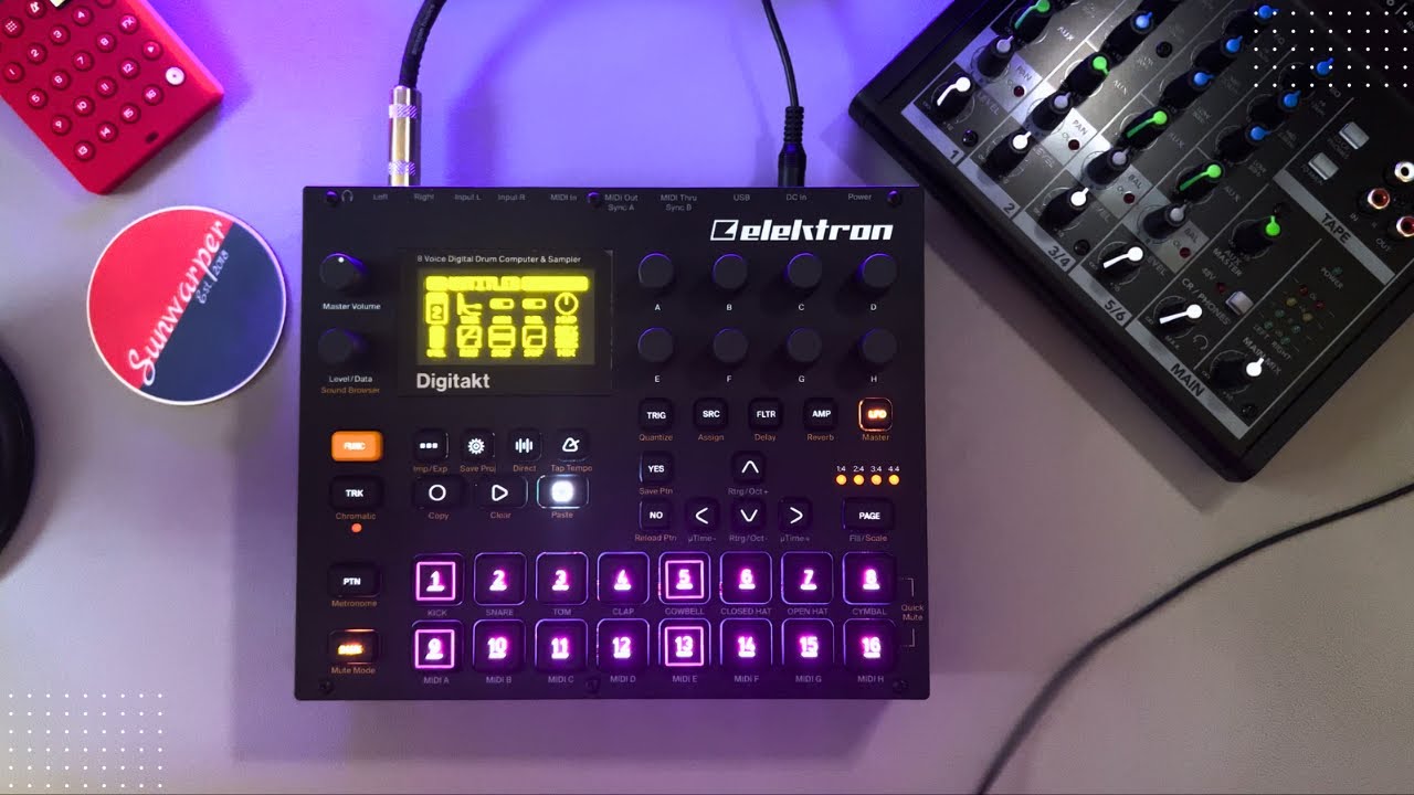 Beatmaking with Elektron Digitakt//This Sampler is CRAZY Powerful, Let's See What It Can Do
