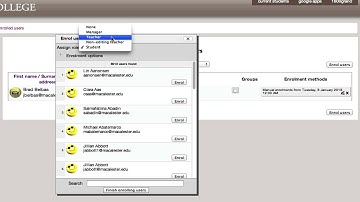 Moodle 2.3 - Adding a Student Preceptor as a Teacher to Your Course Site