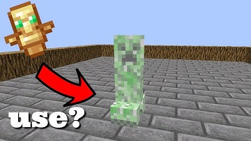 Will the creeper survive his own explosion with a Totem?
