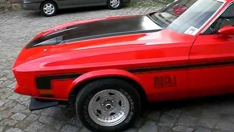 1972 Mustang Mach 1 with Flowmaster Super 44