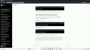 pip install in docker container