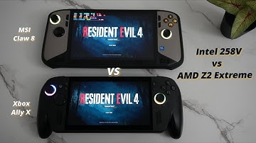 MSI Claw 8 AI vs Xbox ROG Ally X - Resident Evil 4 - Full Performance Test!