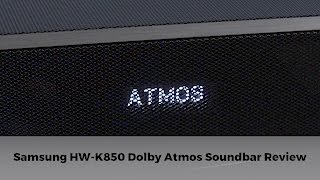 Samsung HW-J8500R/ZA 9.1-Channel Wireless Multiroom Curved Soundbar with Wireless Subwoofer Samsung HW-K850 Dolby Atmos Soundbar Review