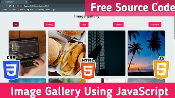 Create a Image Gallery Using JavaScript | Image Gallery Using HTML CSS And Vanilla JavaScript |