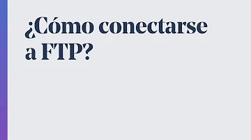 ¿Cómo encuentro mi FTP?