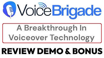 VoiceBrigade Review Demo Bonus - New A.I. Text-To-Speech Software