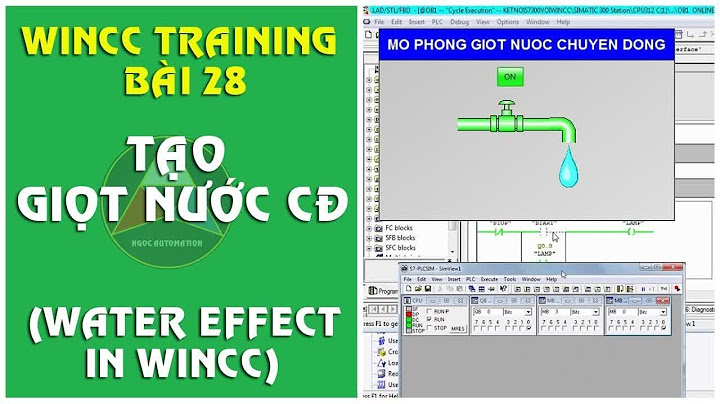 Hướng dẫn làm giọt nước trên win cc