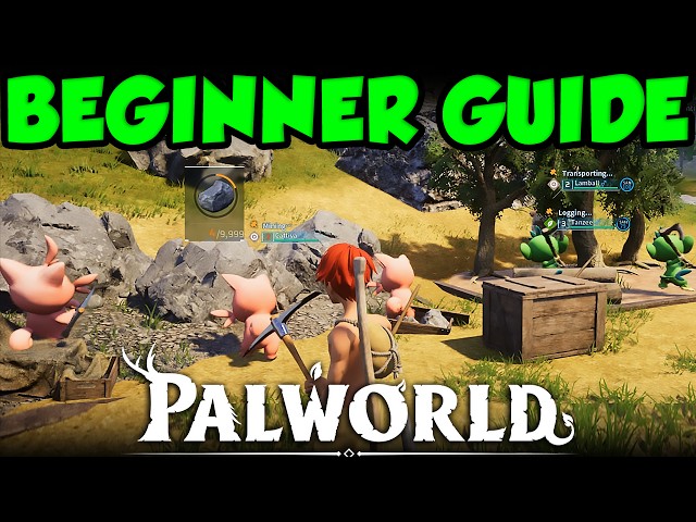 BEST PALWORLD BEGINNER GUIDE! Starting Palworld Tips and Walkthrough! class=